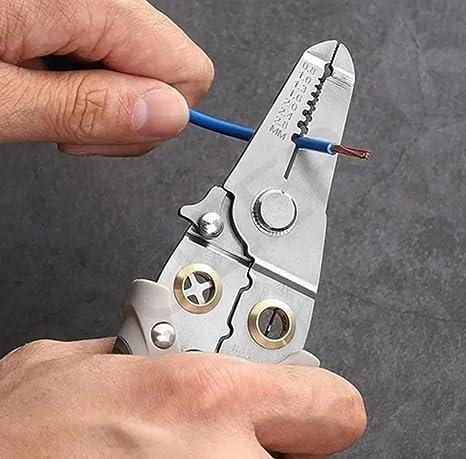 6 in 1 Cable (Looping, Splitting, Cutting) Pliers Wire Strippers
